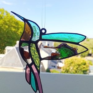 vitrail colibri surfin bird