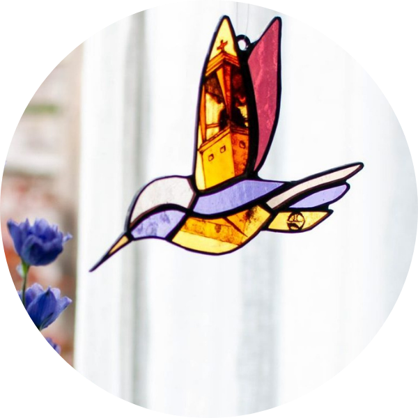 lepetitatelierduverre boutique en ligne vitrail suspendu