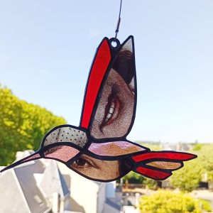 vitrail colibri red river rock